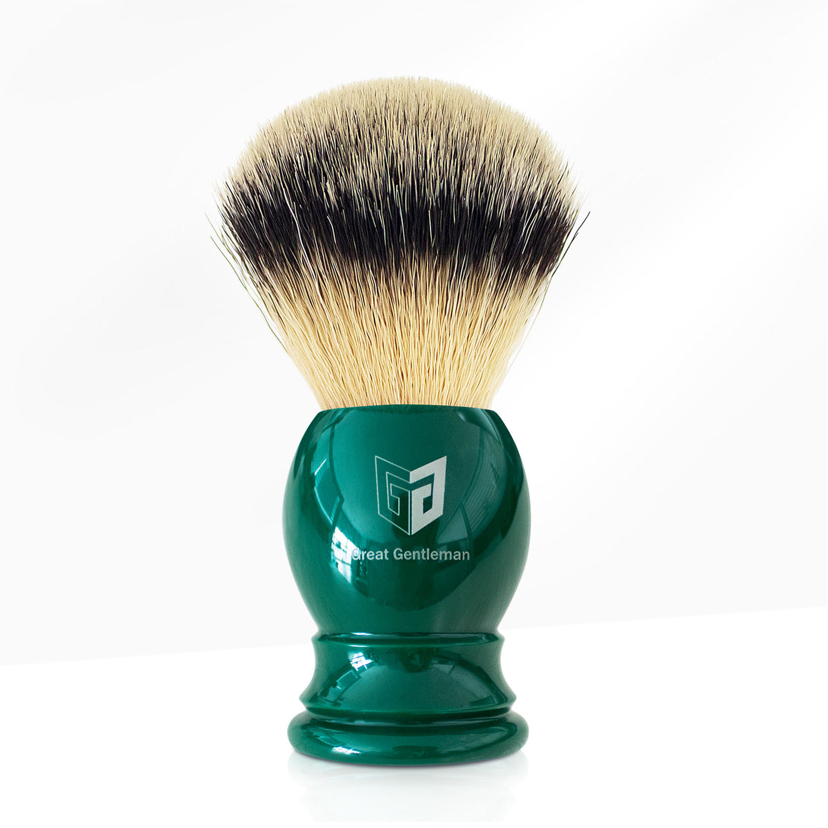GG Shaving Brush｜Nylon Hair｜Green Acrylic Handle