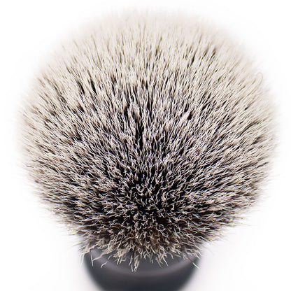 GG Shaving Brush｜Nylon Hair｜Navy Blue Acrylic Handle｜Double Bottom