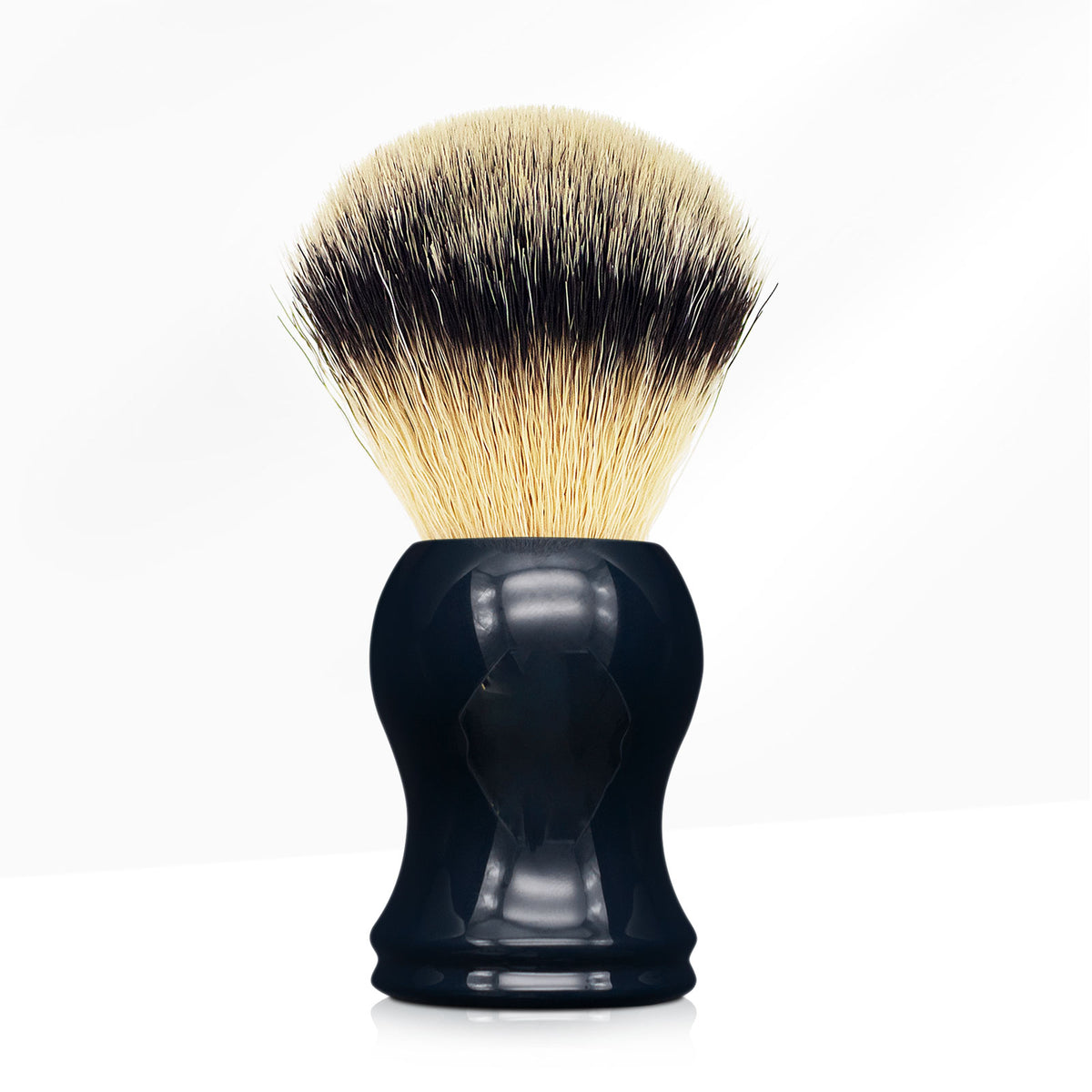 GG Shaving Brush｜Nylon Hair｜Navy Blue Acrylic Handle｜Double Bottom