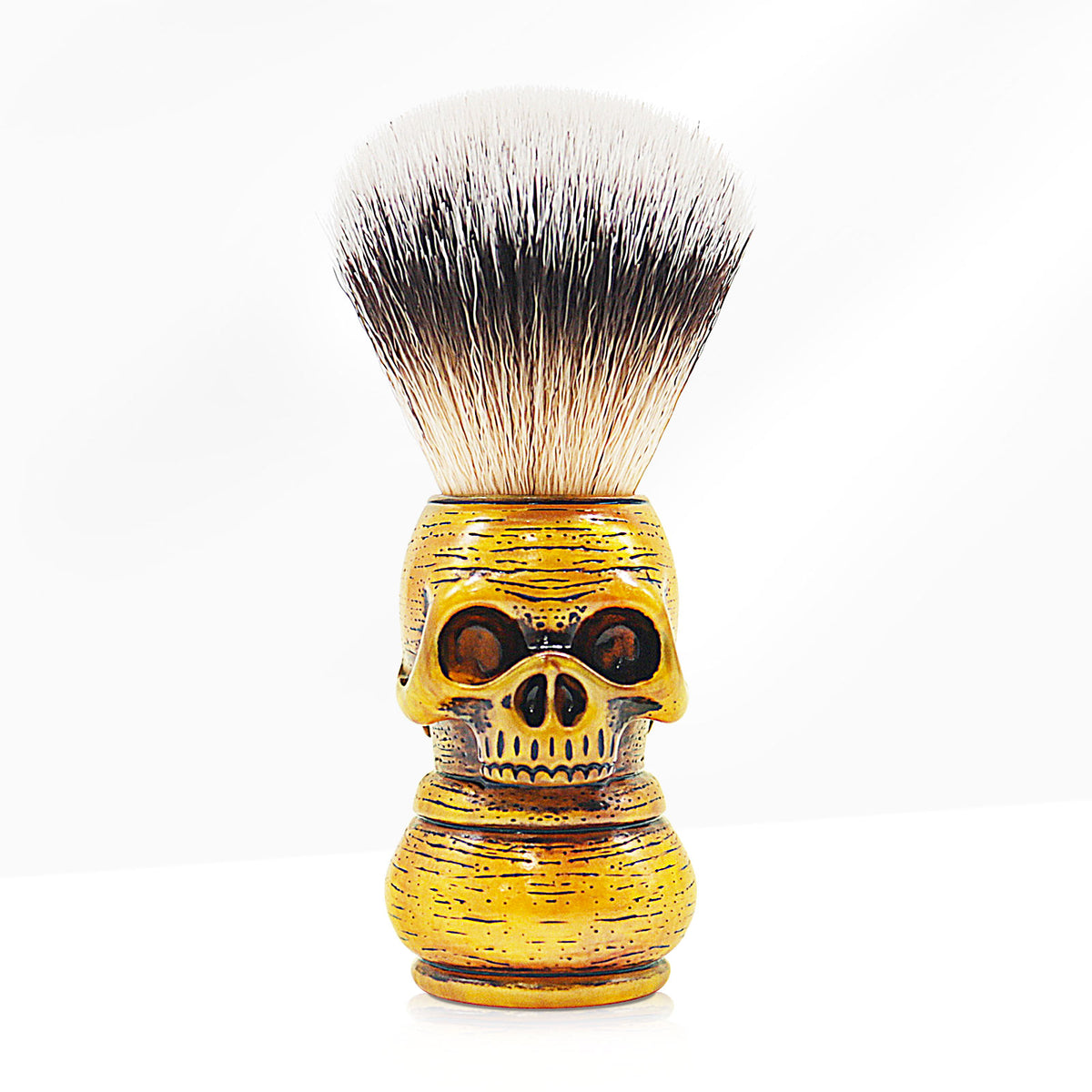 GG Shaving Brush｜Nylon Hair｜Skeleton Resin Handle