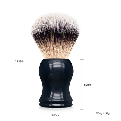 GG Shaving Brush｜Nylon Hair｜Navy Blue Acrylic Handle｜Double Bottom