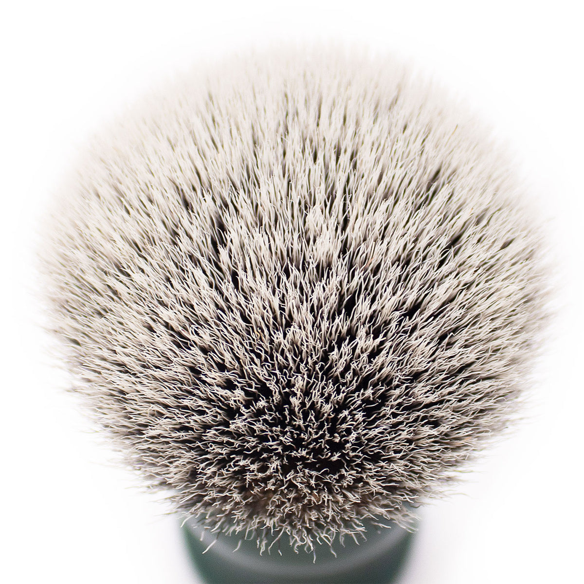 GG Shaving Brush｜Nylon Hair｜Green Acrylic Handle｜Double Bottom