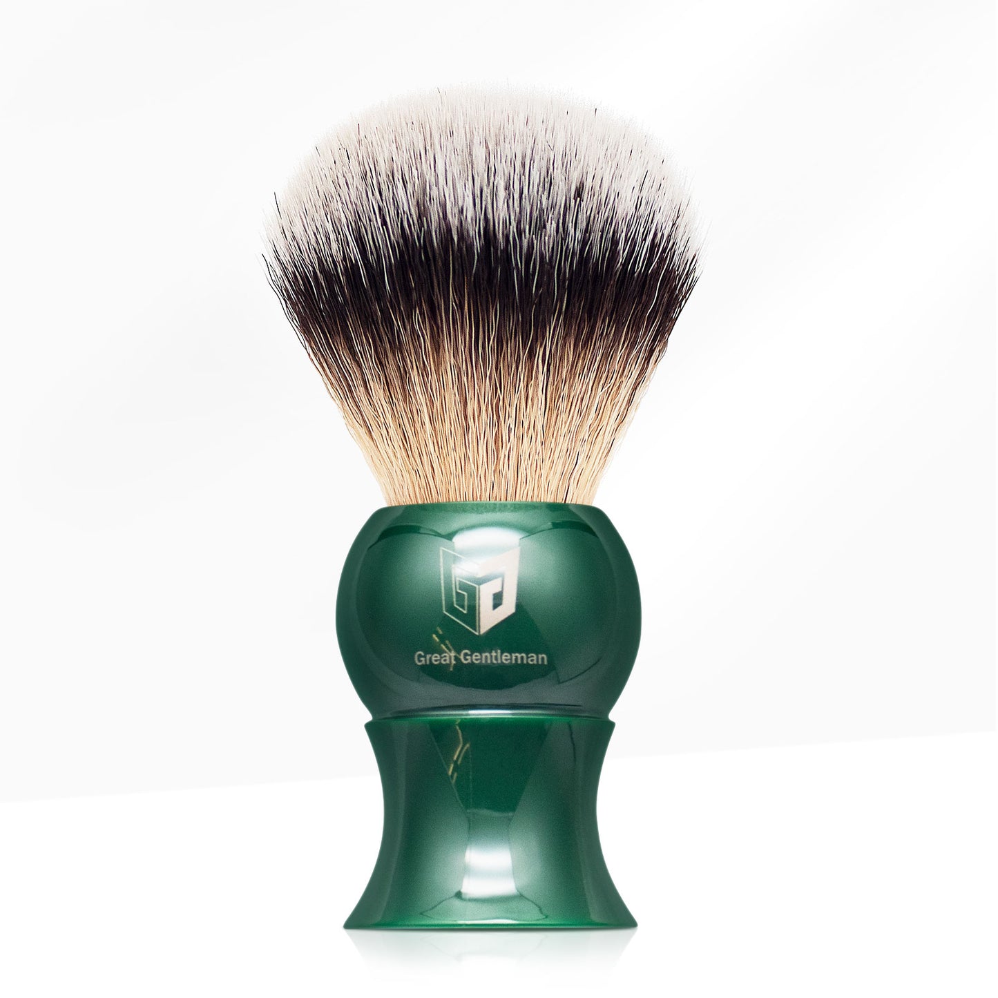 GG Shaving Brush｜Nylon Hair｜Green Acrylic Handle