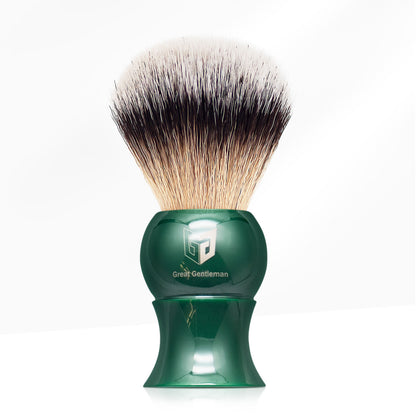GG Shaving Brush｜Nylon Hair｜Green Acrylic Handle