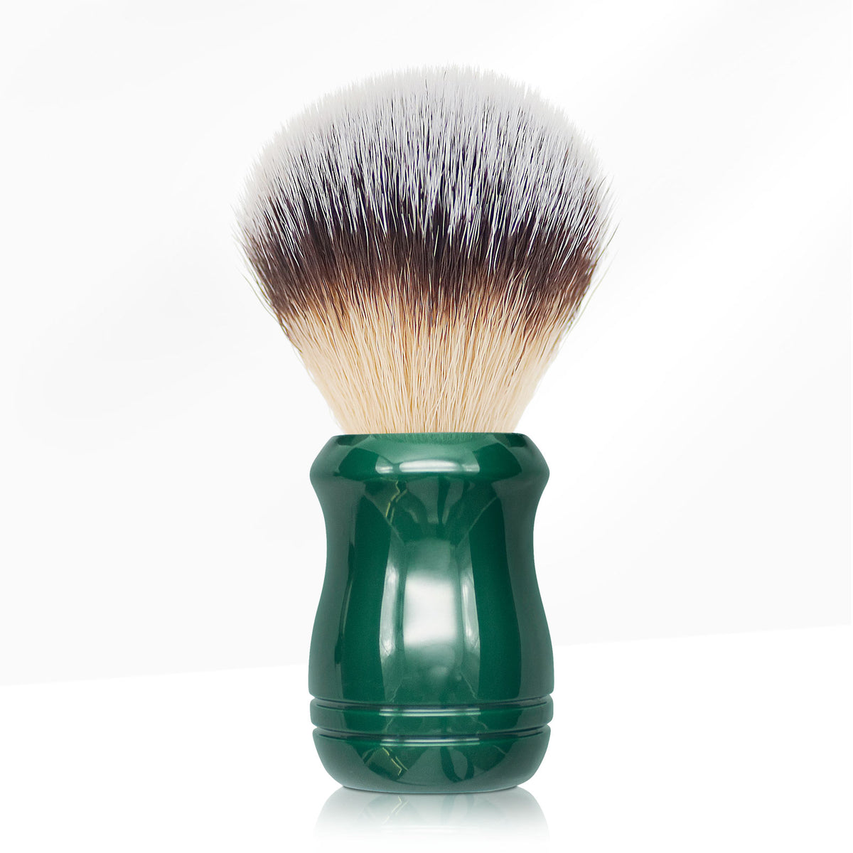 GG Shaving Brush｜Nylon Hair｜Green Acrylic Handle
