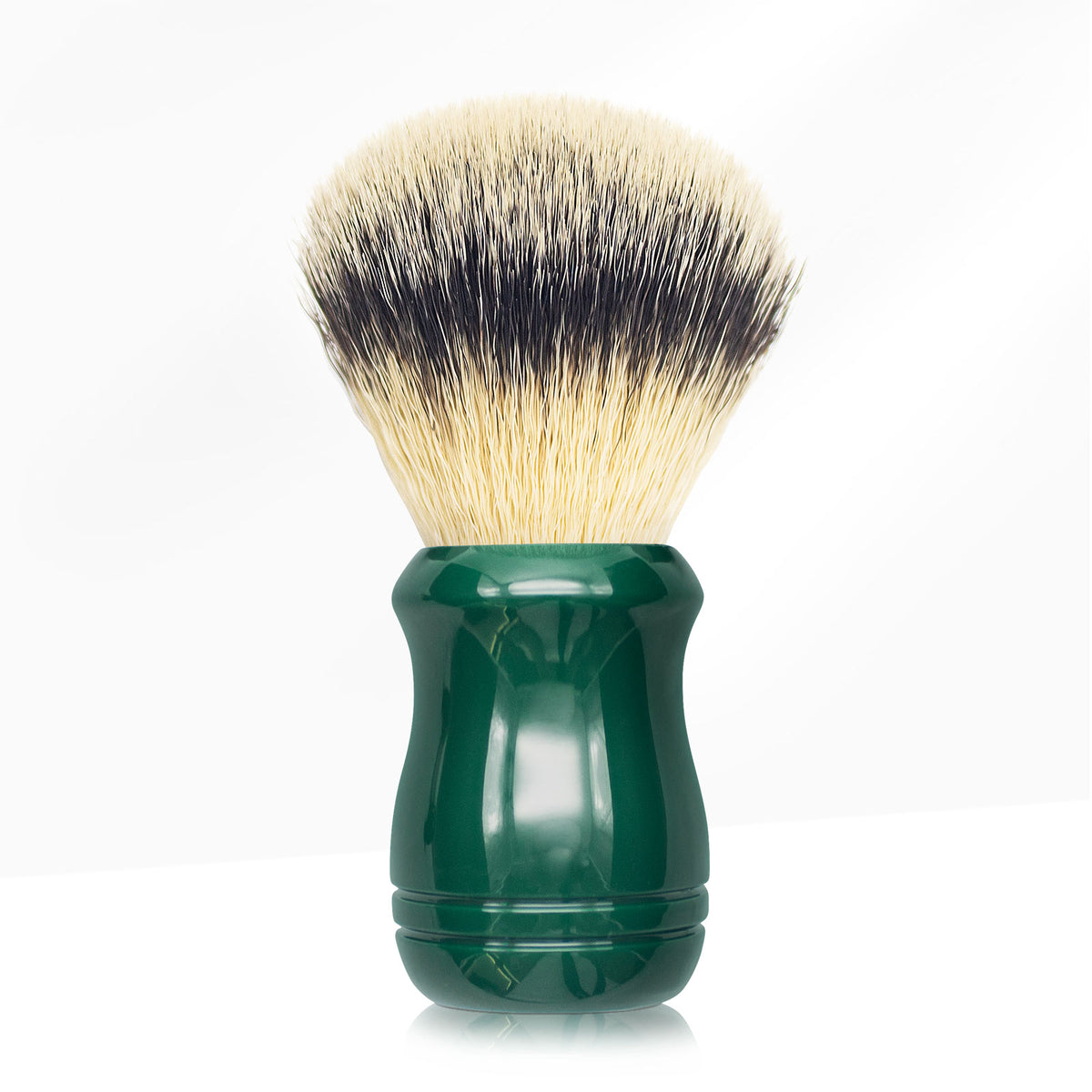 GG Shaving Brush｜Nylon Hair｜Green Acrylic Handle