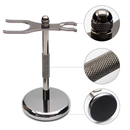 Great Gentleman Stainless Steel Razor And Brush Stand 的副本