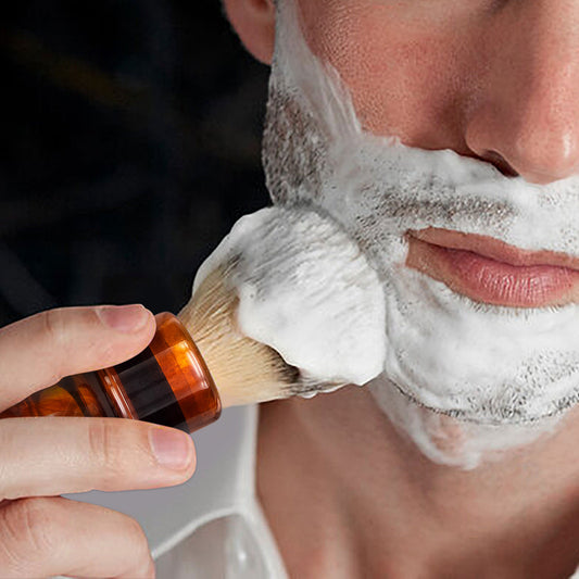 GG Shaving Brush｜Nylon Hair｜Resin Handle｜Marble 的副本