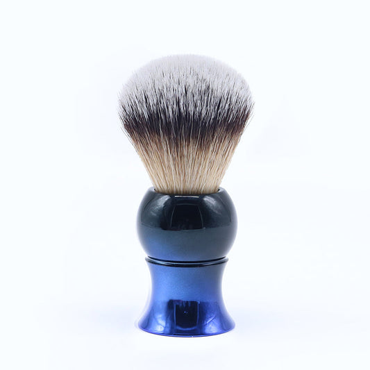 GG Shaving Brush｜Nylon Hair｜Blue-Black Gradient Acrylic Handle