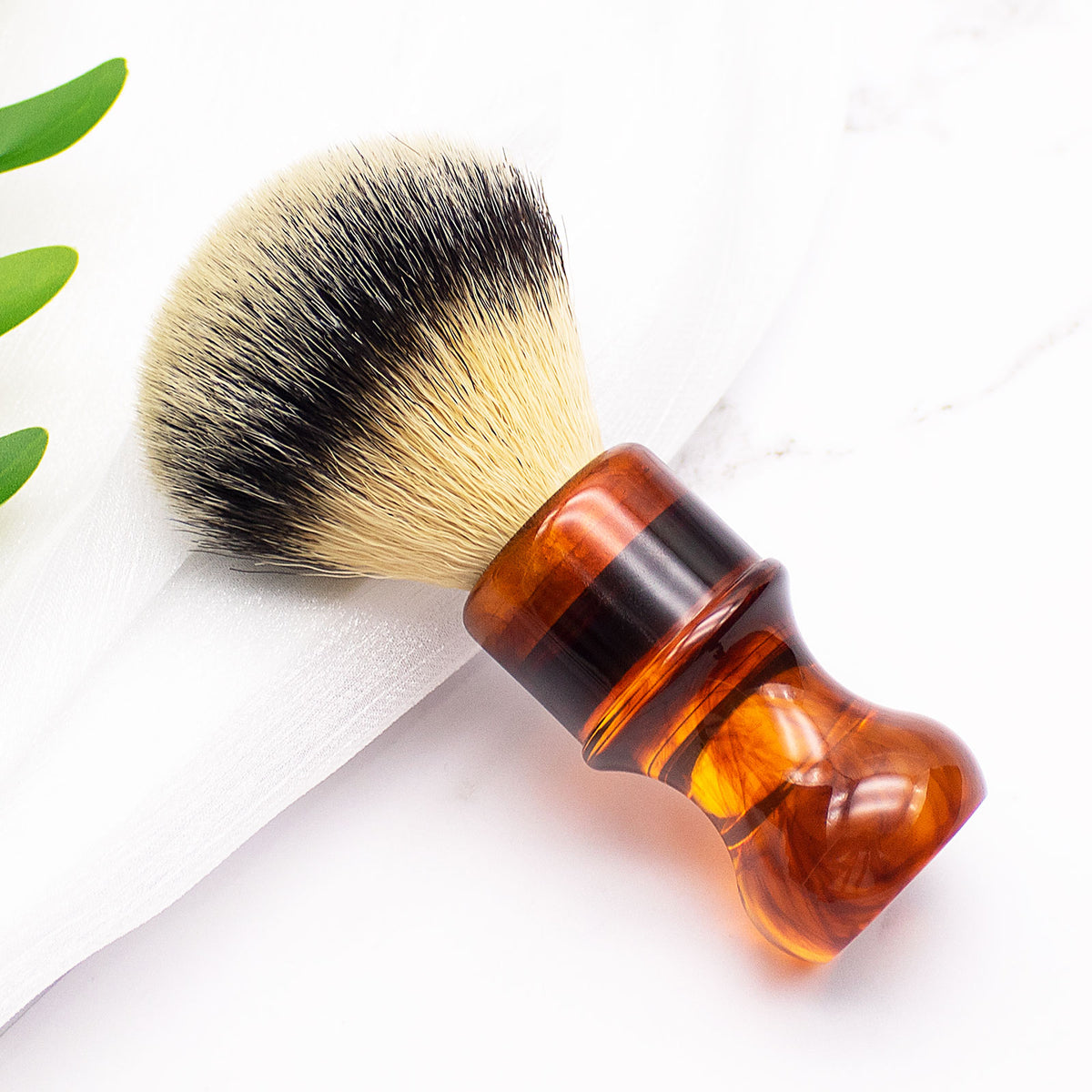 GG Shaving Brush｜Nylon Hair｜Resin Handle｜Marble 的副本