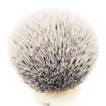 GG Shaving Brush｜Nylon Hair｜Lvory White Acrylic Handle