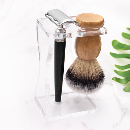 Great Gentleman Shaving Set Kit with Shaving brush, Stand, Safety Razor