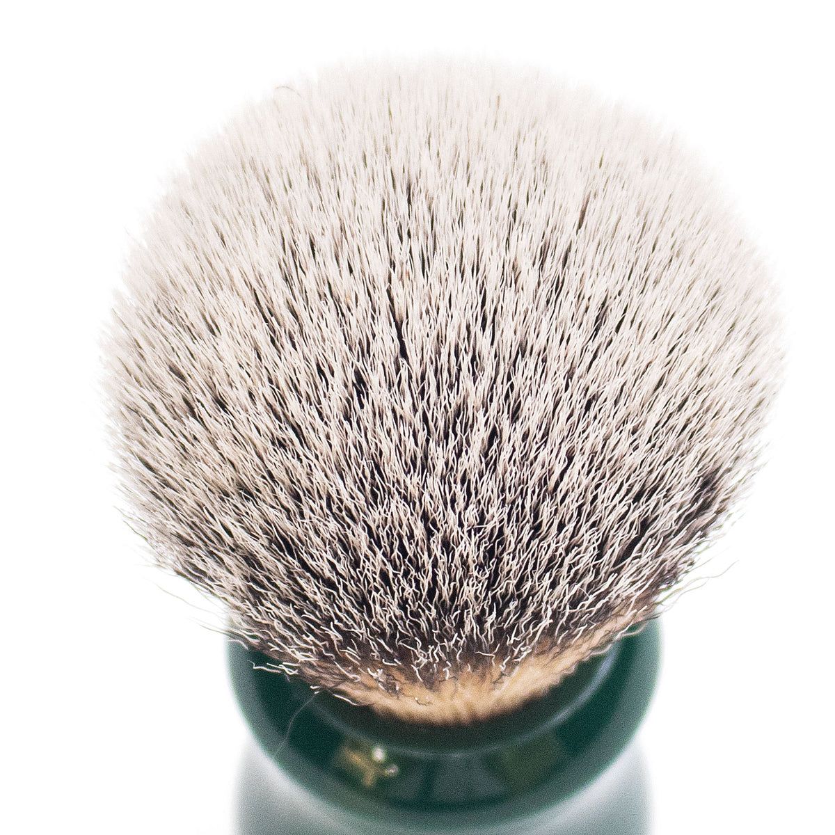 GG Shaving Brush｜Nylon Hair｜Green Acrylic Handle
