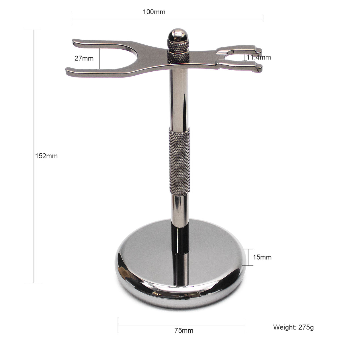 Great Gentleman Stainless Steel Razor And Brush Stand 的副本