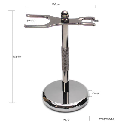 Great Gentleman Stainless Steel Razor And Brush Stand 的副本