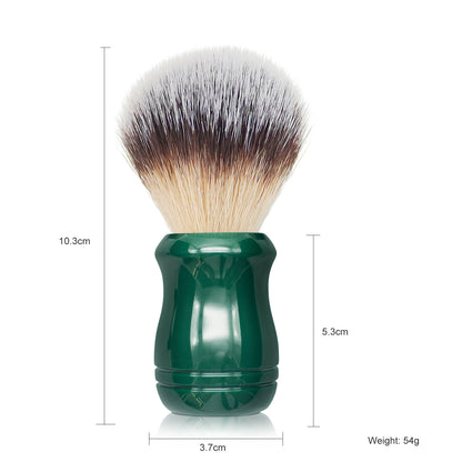 GG Shaving Brush｜Nylon Hair｜Green Acrylic Handle