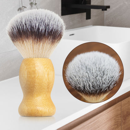 Bamboo Handle Shaving Brush with Nylon Hair Great Gentleman