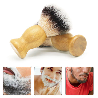 Bamboo Handle Shaving Brush with Nylon Hair Great Gentleman