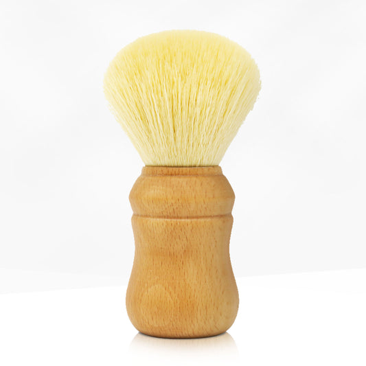 GG Shaving Brush｜Nylon Hair｜Beech Wood Acrylic Handle