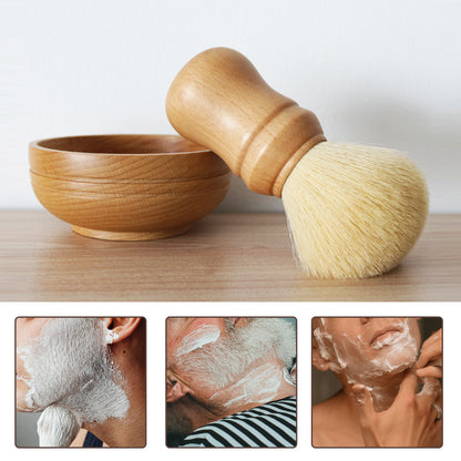 GG Shaving Brush｜Nylon Hair｜Beech Wood Acrylic Handle