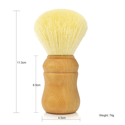GG Shaving Brush｜Nylon Hair｜Beech Wood Acrylic Handle