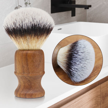 GG Shaving Brush｜Nylon Hair｜Walunt wood Handle