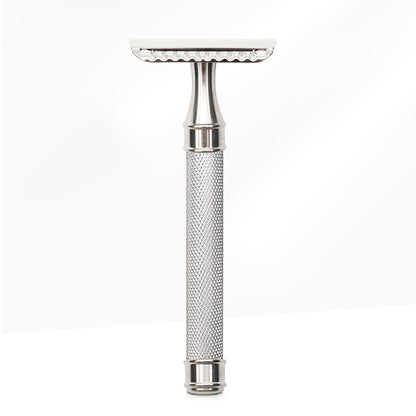 Great Gentleman Palace Shaped Blade Double Edge Shaving Safety Razor with Stainless Steel Handle