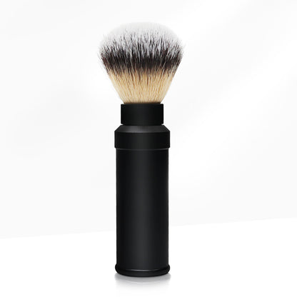 GG Shaving Brush｜Portable｜Nylon Hair｜Black Aluminum Alloy Handle