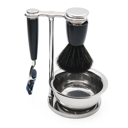 GG Shaving Set Kit with Shaving brush, Stand, Safety Razor and Shaving Bowl T15