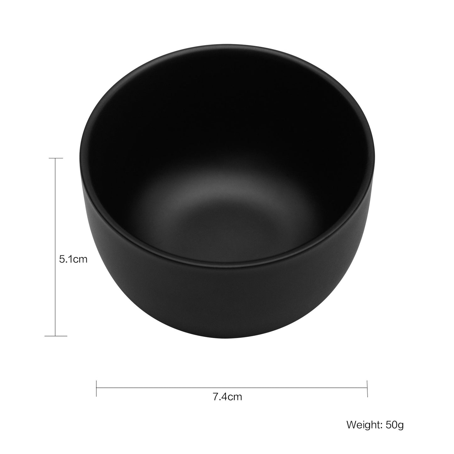 Great Gentleman Multi - function 74mm Metal Shaving Bowl